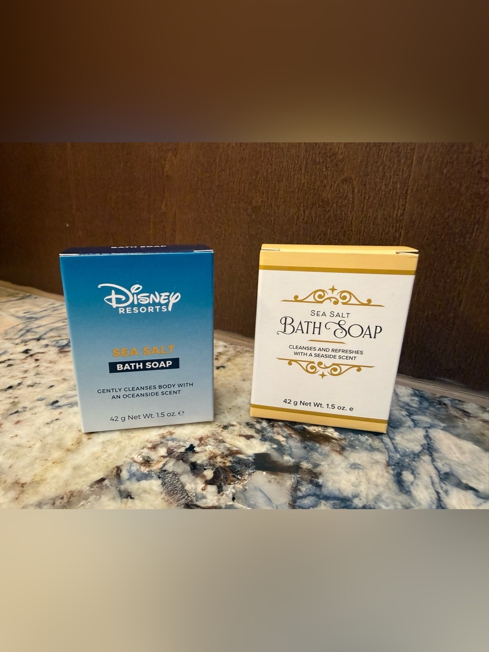 DISNEY Sea Salt Bath Soap Disney Oceanside & Seaside Scent Lot of 2 BRAND NEW